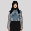 Jacquard Denim Jacket